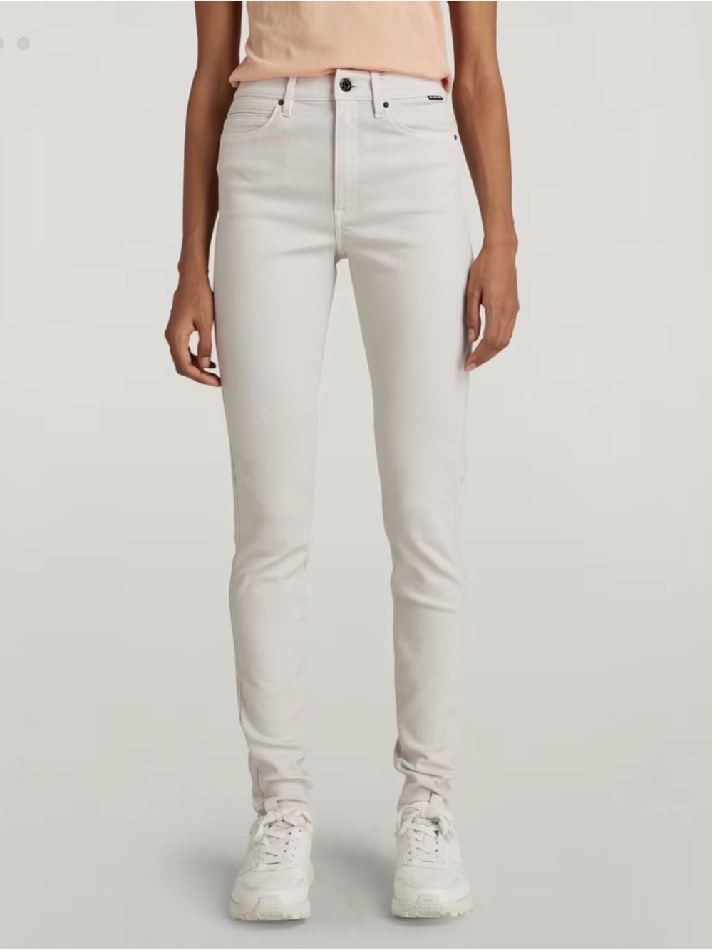 G-Star Off/Chalk White Super stretch  Shape Skinny High-Rise Jeans 28/30  NWT